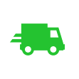 Icon of Green delivery truck